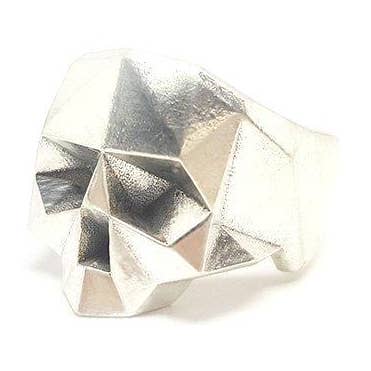 Silver Skull Ring (L, XL) for wholesale by Xtellar