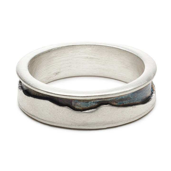 Mountain silhouette ring for wholesale by Courtney Reckord Jewelry