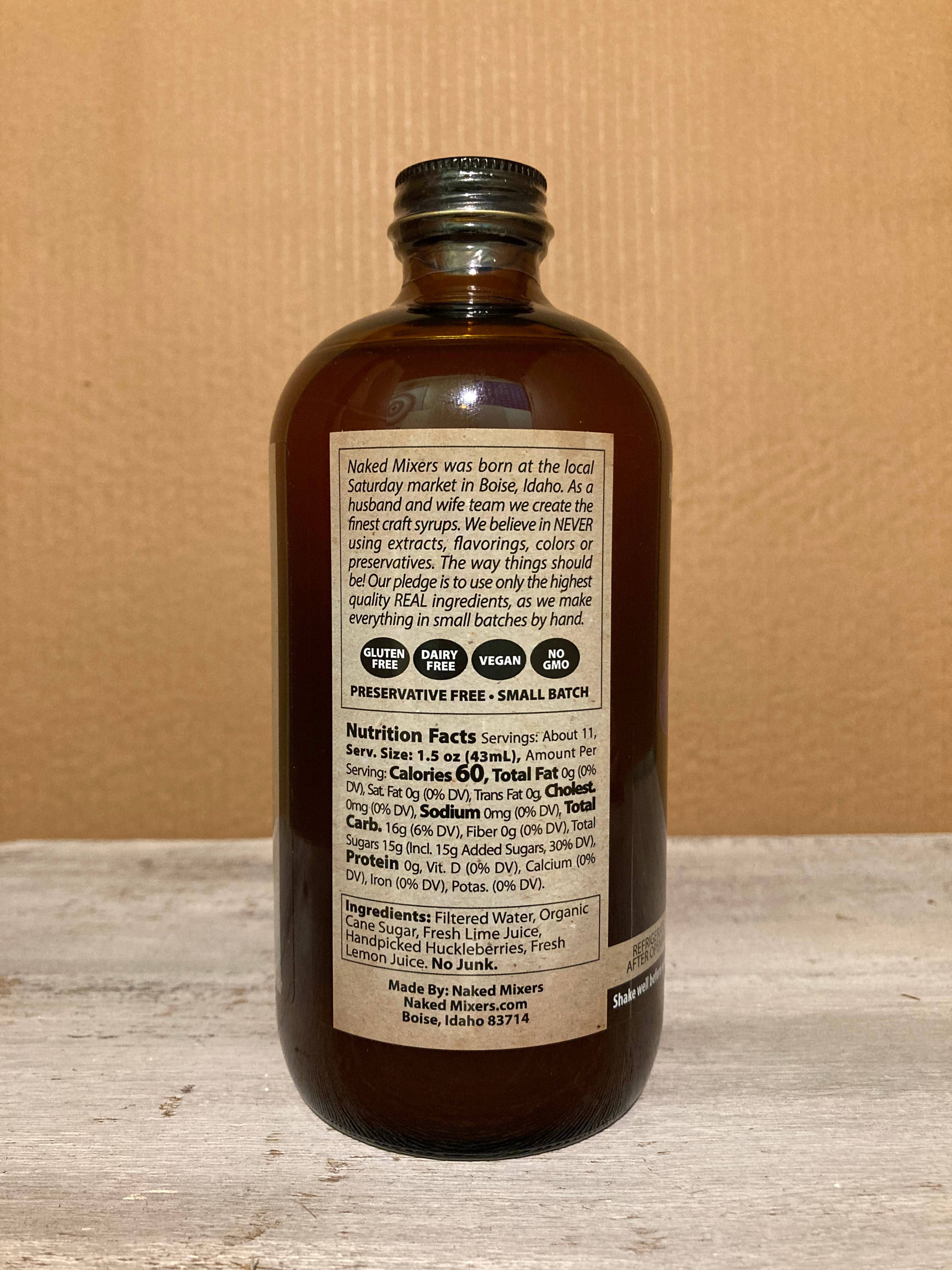 Naked Mixers - Wholesale Cocktail Mix/Syrup - Wild Huckleberry Margarita2