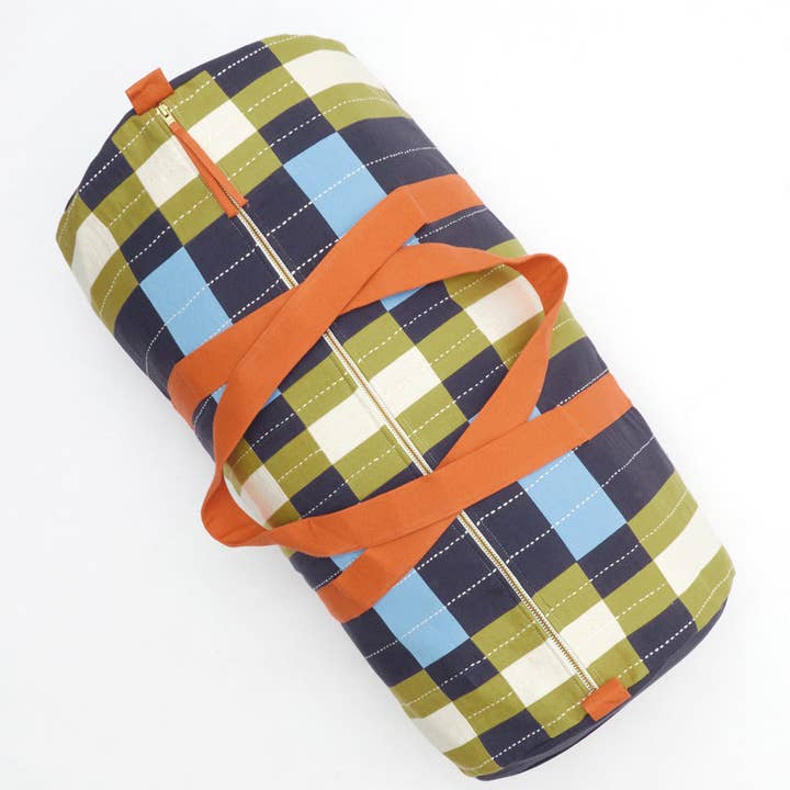 Anchal - Wholesale Weekender bag – women's - Lattice Canvas Duffle Bag7