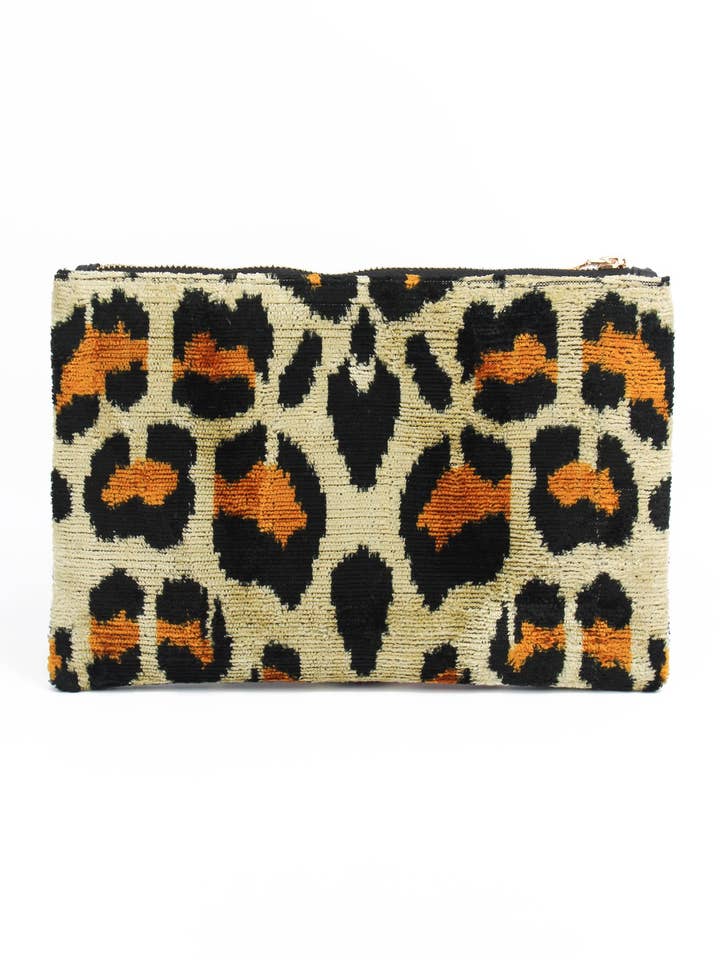 LEOPARD ZIP CLUTCH for wholesale by My Doris