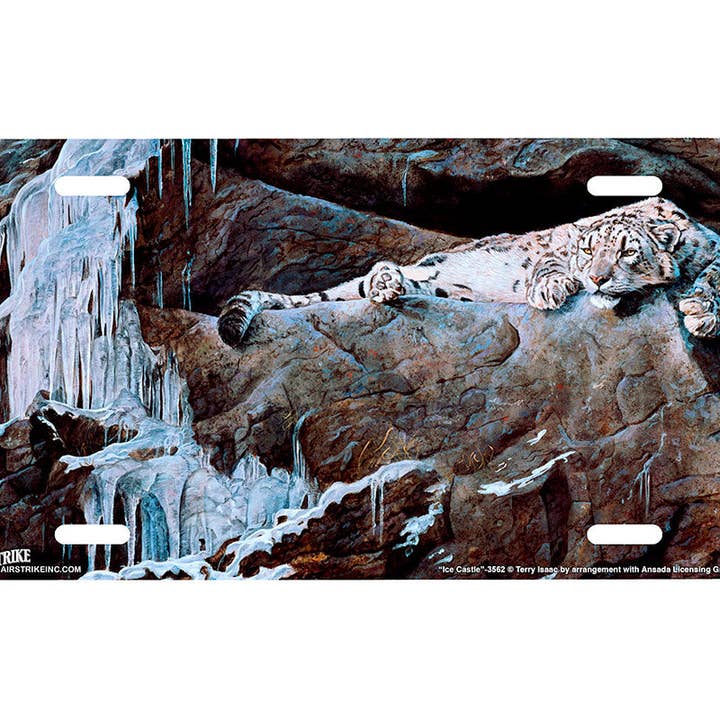 "Ice Castle" - Decorative License Plate for wholesale by Airstrike