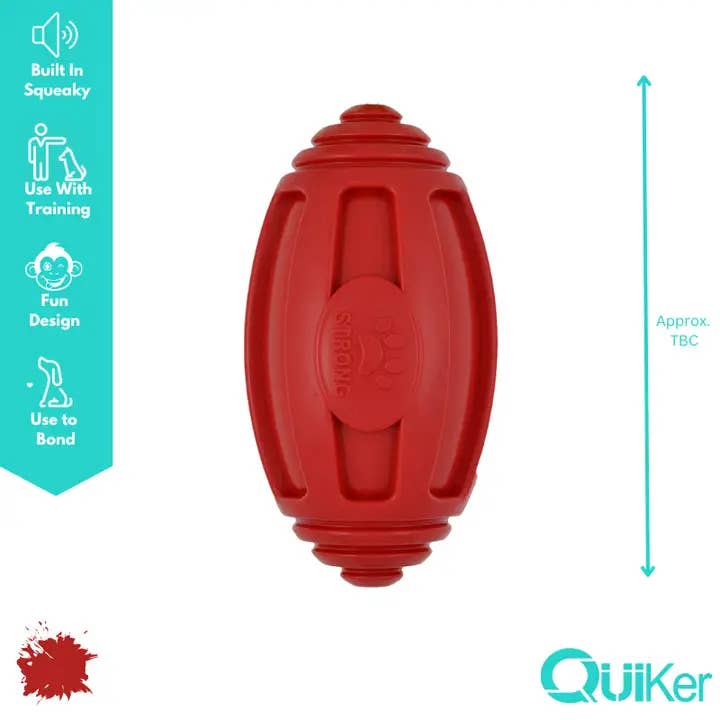 Quiker Pet Products - Wholesale Pet squeaky toy – Dog - Up to 26cm- Strong - Squeak & Float Dog Toy - 3 pack3