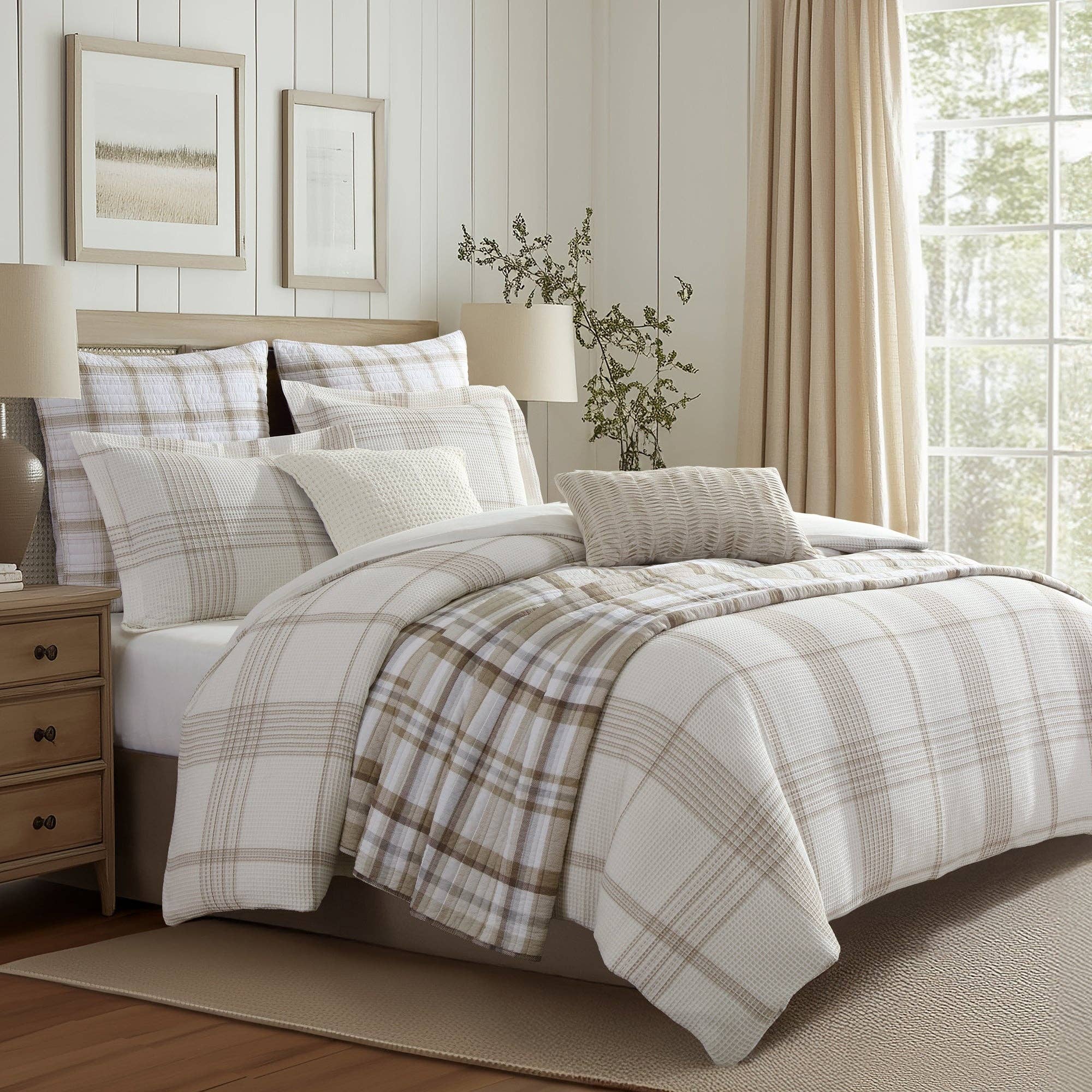 Levtex Home - Wholesale Beddengoedset - Wafelpatroon Dekbedovertrek/Comforterset10