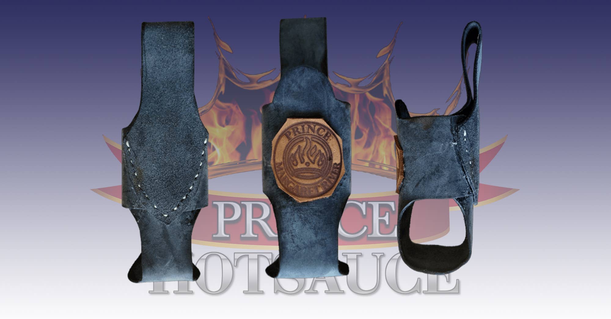 Prince Hotsauce - Wholesale Hot Sauce - Handmade Leather Hot Sauce Holster1