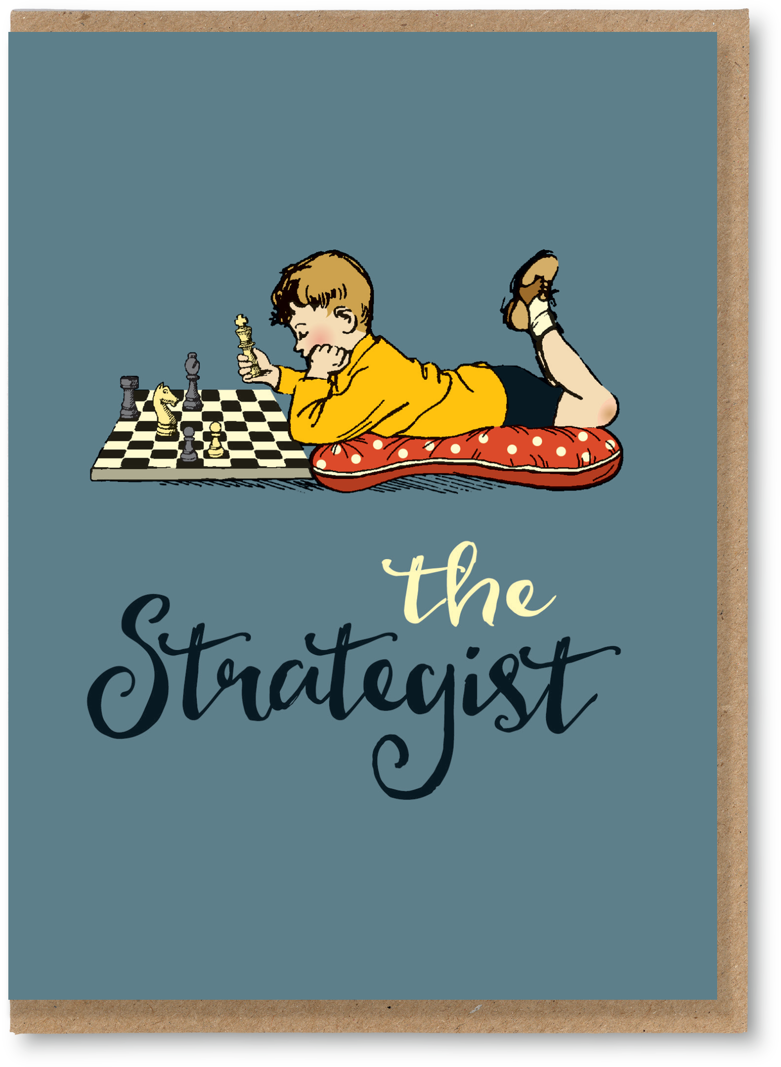 The Typecast Gallery - Wholesale Birthday Card - YAH201 Chess birthday card for him, the strategist3
