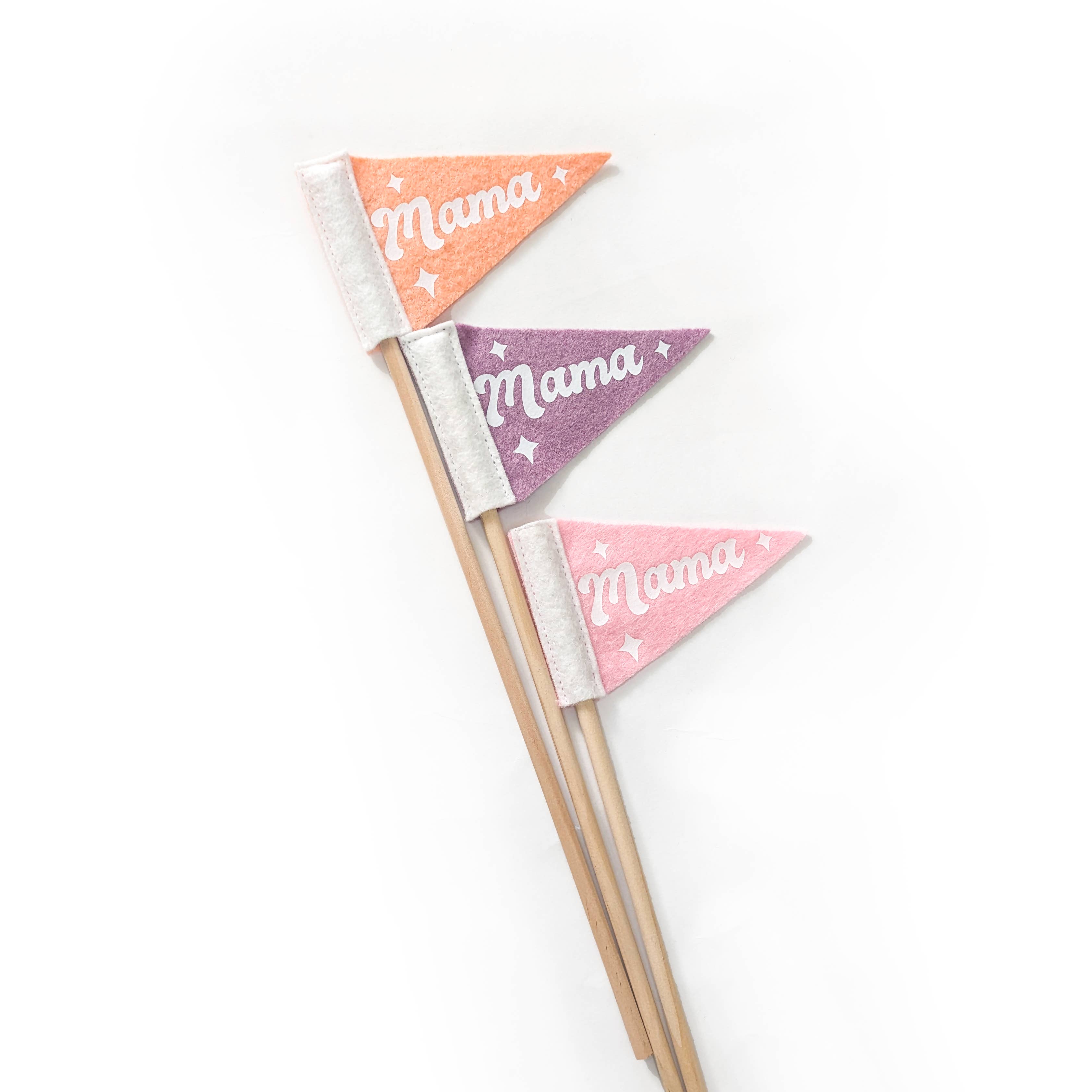 Pennant For Your Thoughts - Wholesale Flag - Mother's Day Tiny Flag Pennant | Wool Blend, Handmade in USA8