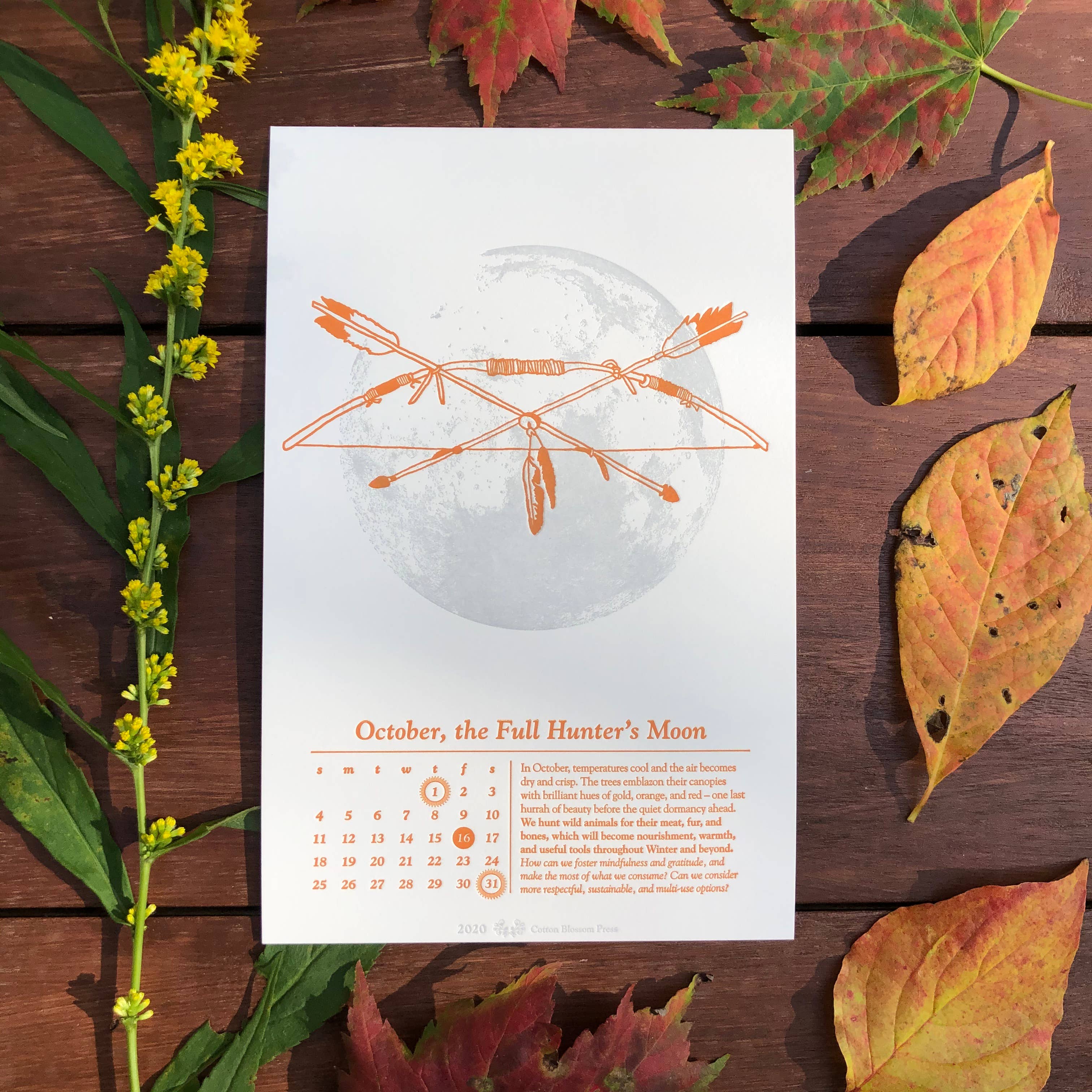 Macon York Press - Wholesale Calendar - 2026 Full Moon Calendar 4