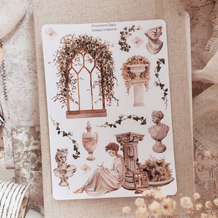 Chapteries - Wholesale Sticker - Sticker sheet - Antique Treasures0