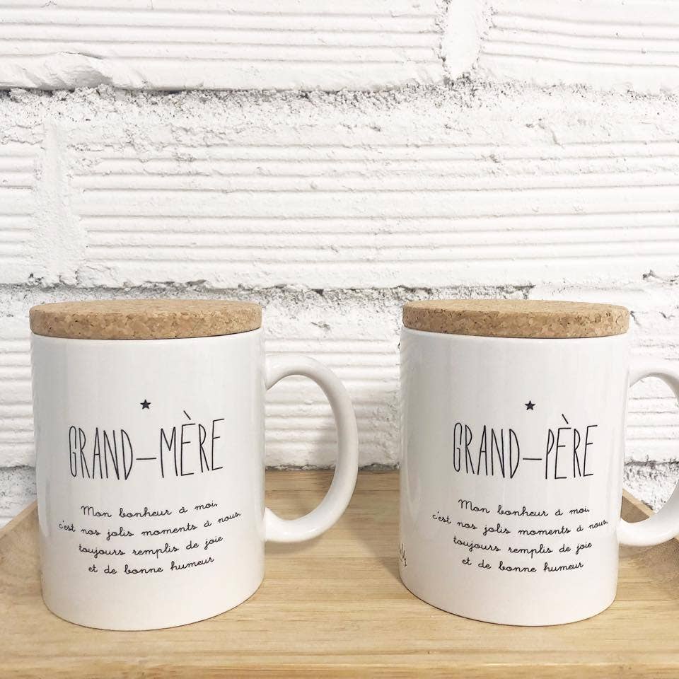 Marcel & Lily - Wholesale Coffee Mug - "Grandmother" mug with cork lid2