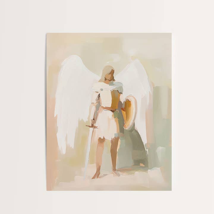 Reap+Sow – wholesale Art print – St Michael the Archangel modern art print10