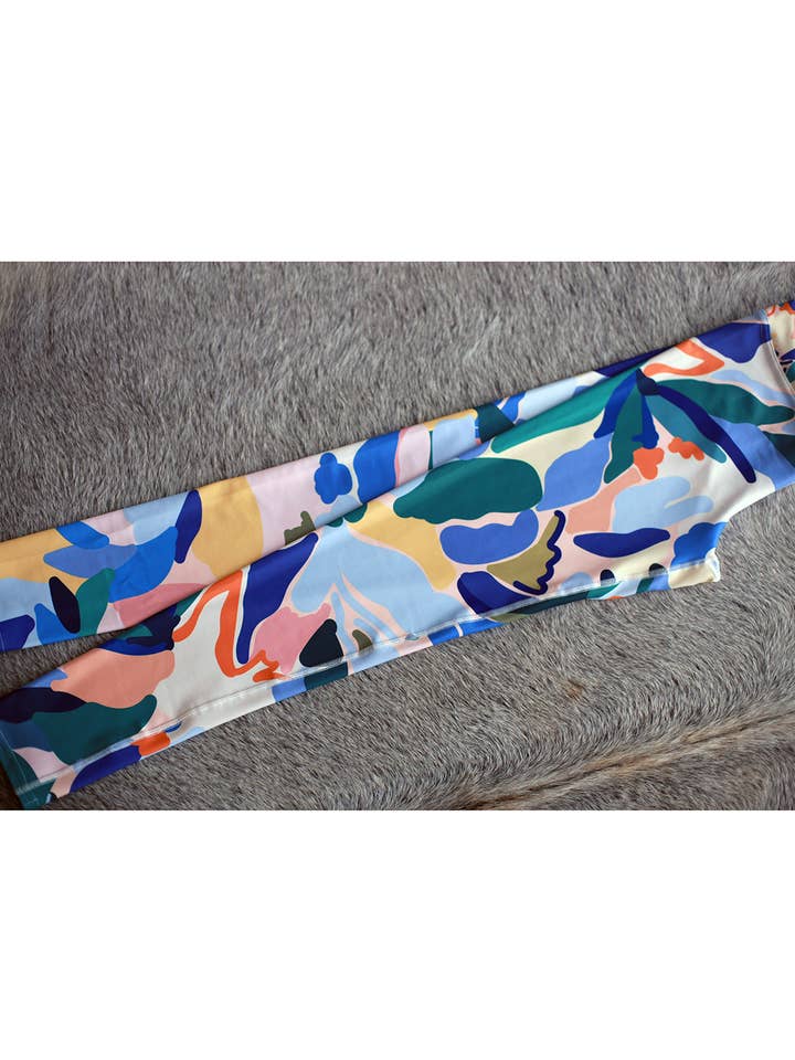 Jessie Zhao New York - Wholesale Sport-/loungelegging - Dames - Yoga legging met hoge taille in de middagtuin5