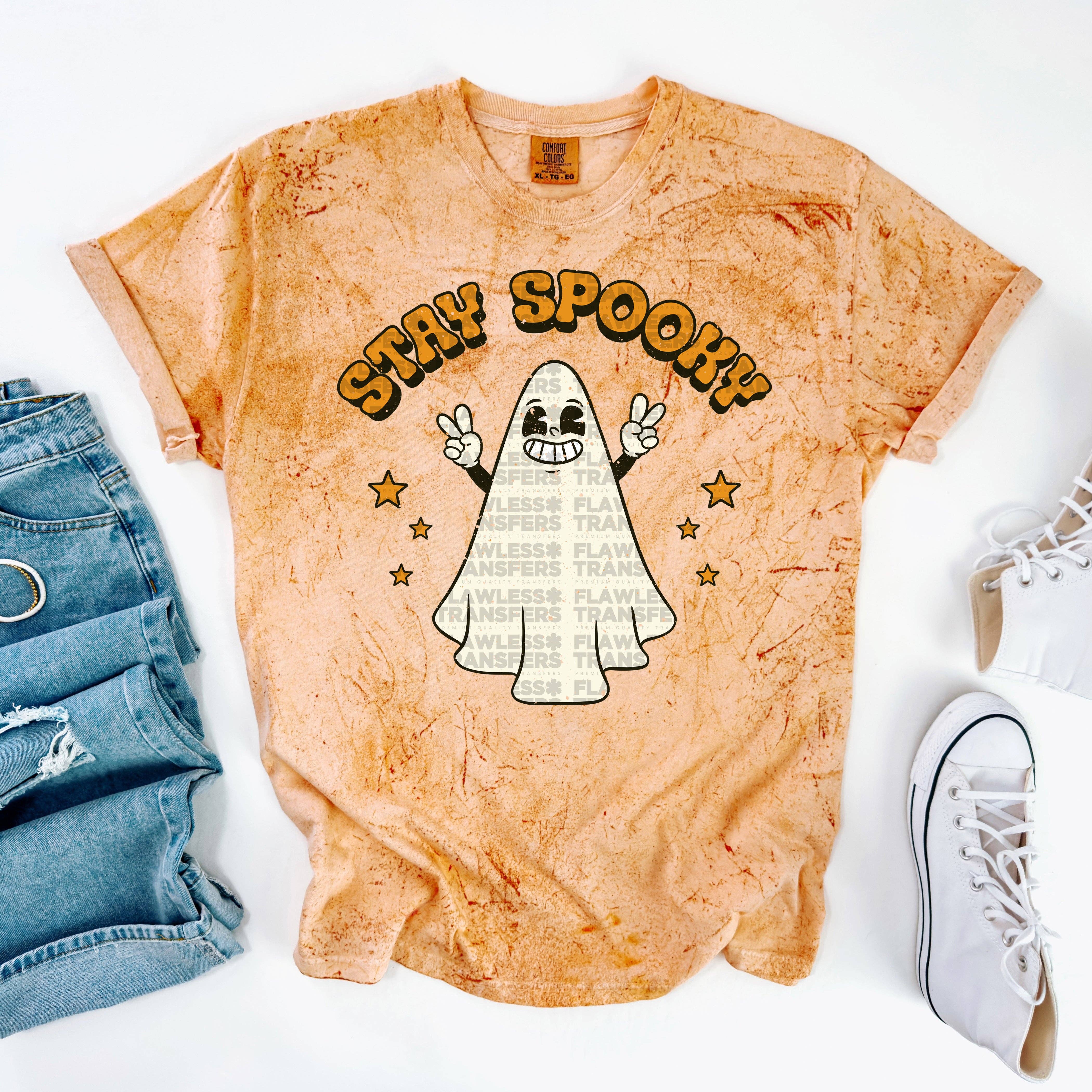 Flawless Transfers - Wholesale Sublimation Transfer - Stay Spooky Ghost #2431 DTF Transfer0