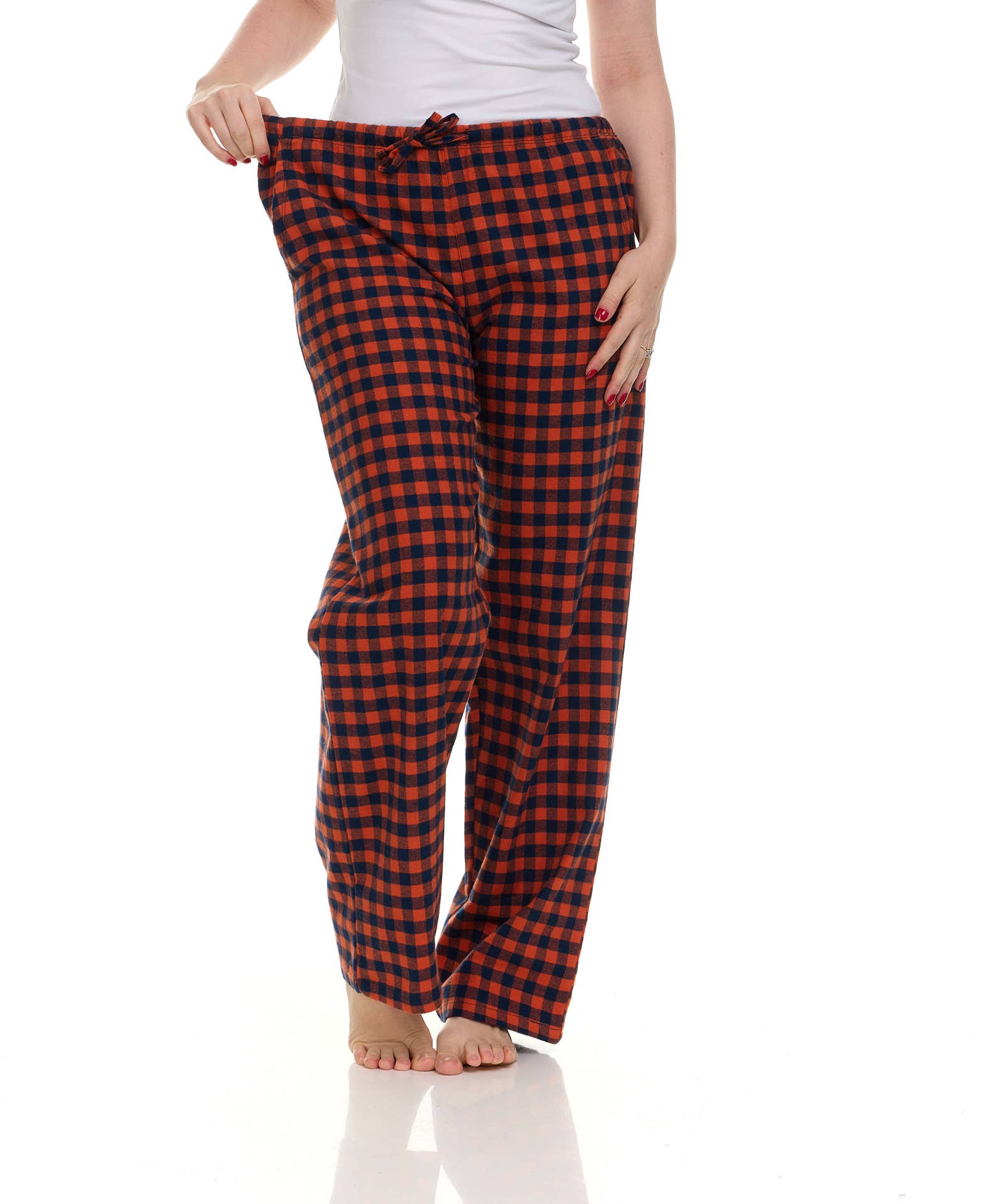 I-Wear Brands - Venta al por mayor Pantalones de chándal/cómodos - Mujer - Pantalones de franela de algodón a cuadros para mujer con cordón, paquete de 314