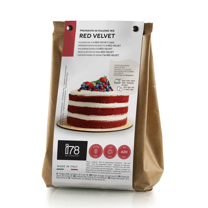 Mistura em pó sem glúten para Red Velvet por atacado de Silikomart