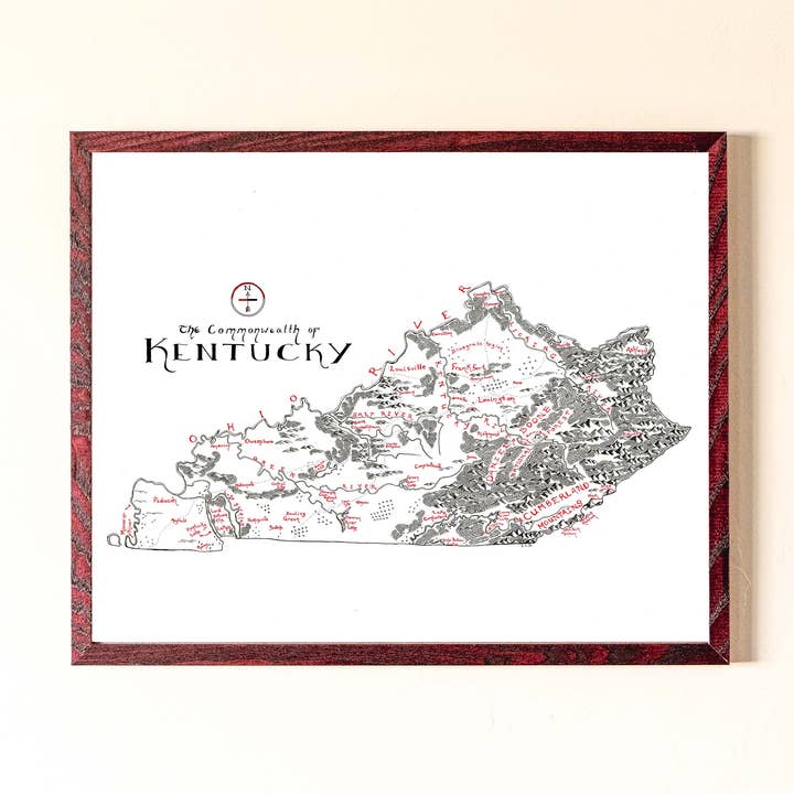 Lord of Maps - Wholesale Map - Kentucky Map10