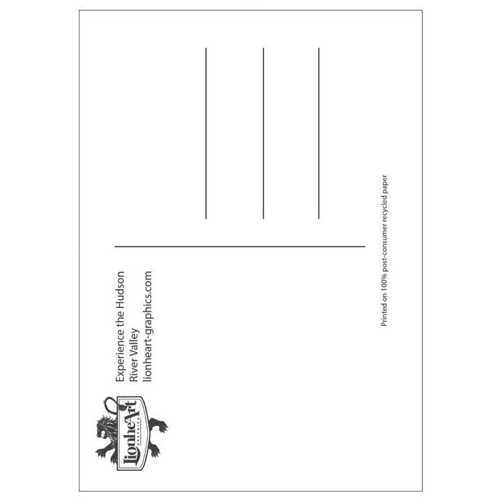 Lionheart Graphics - Wholesale Postcard - Experience the Hudson River Valley Postcard1