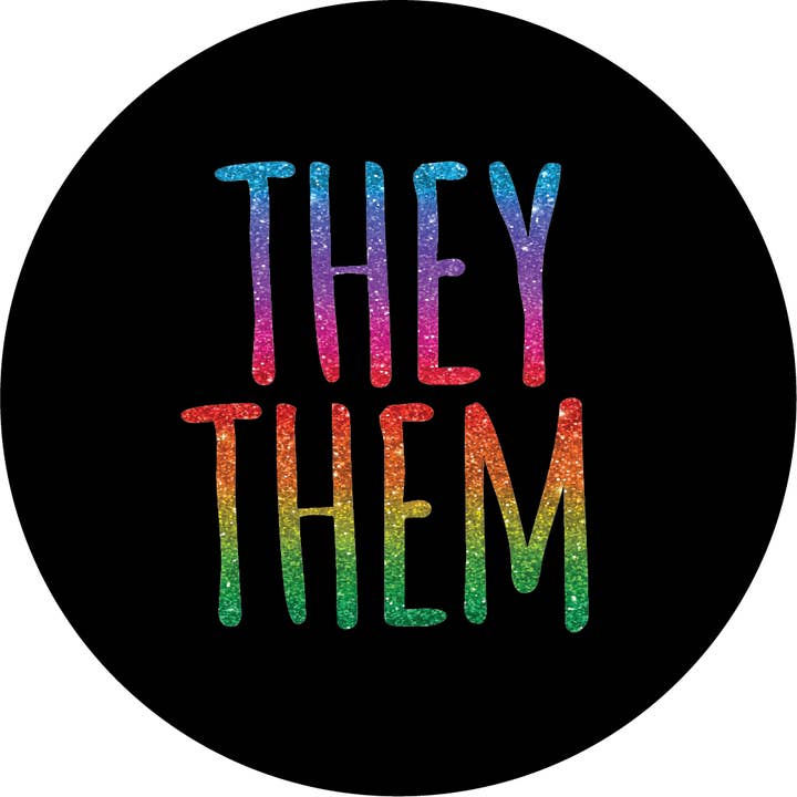 BT3RK224- They Them 3" Button for wholesale by Kalan