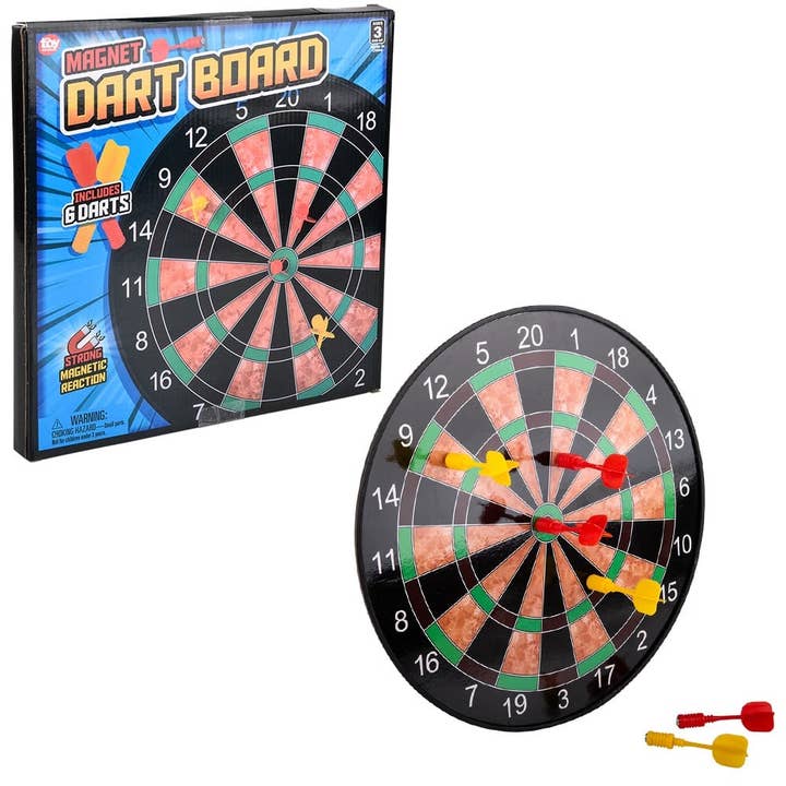 La Luna Bella - Toys - Wholesale Classic toy – Kids - 12" Magnetic Dart Board LLB kids toys