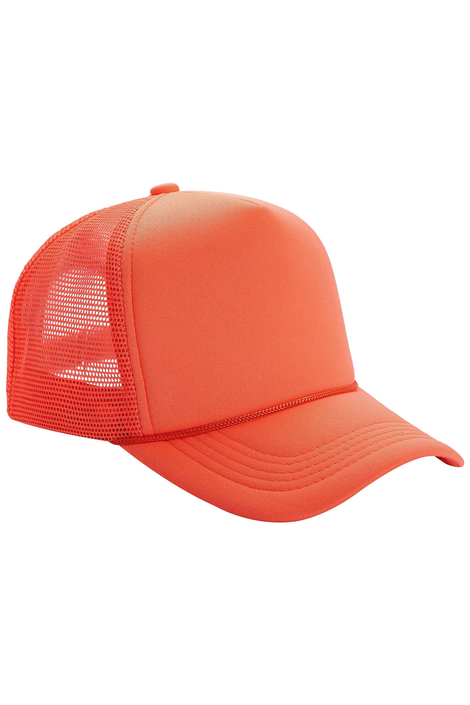 Cap Zone - Wholesale Trucker Hat - Unisex - Solid Five Panel Foam Trucker Hat12