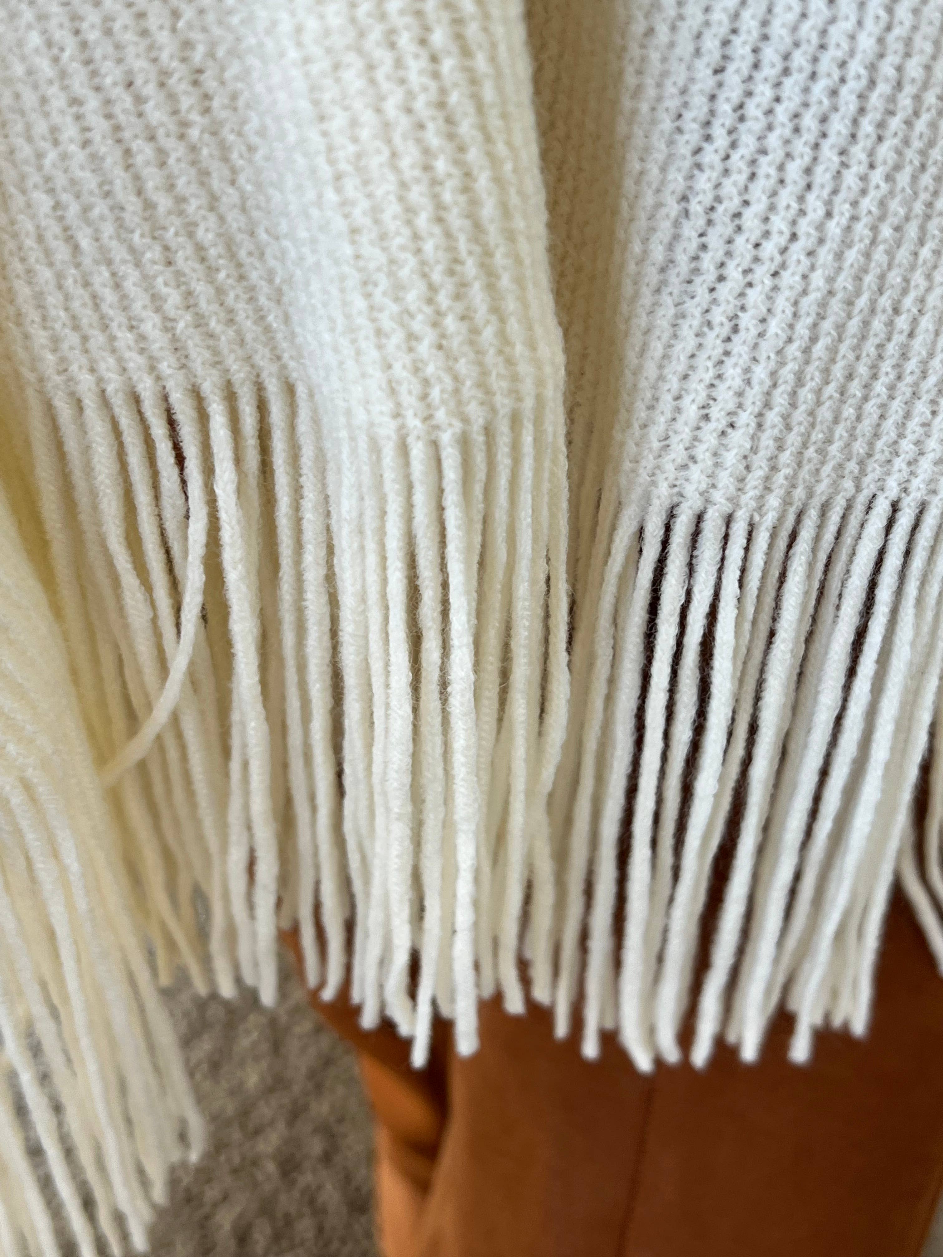 Justin & Taylor – wholesale Kofta - Dam – Harlow cardigan | Kimono-cardigan med fickor och fransad nederkant44