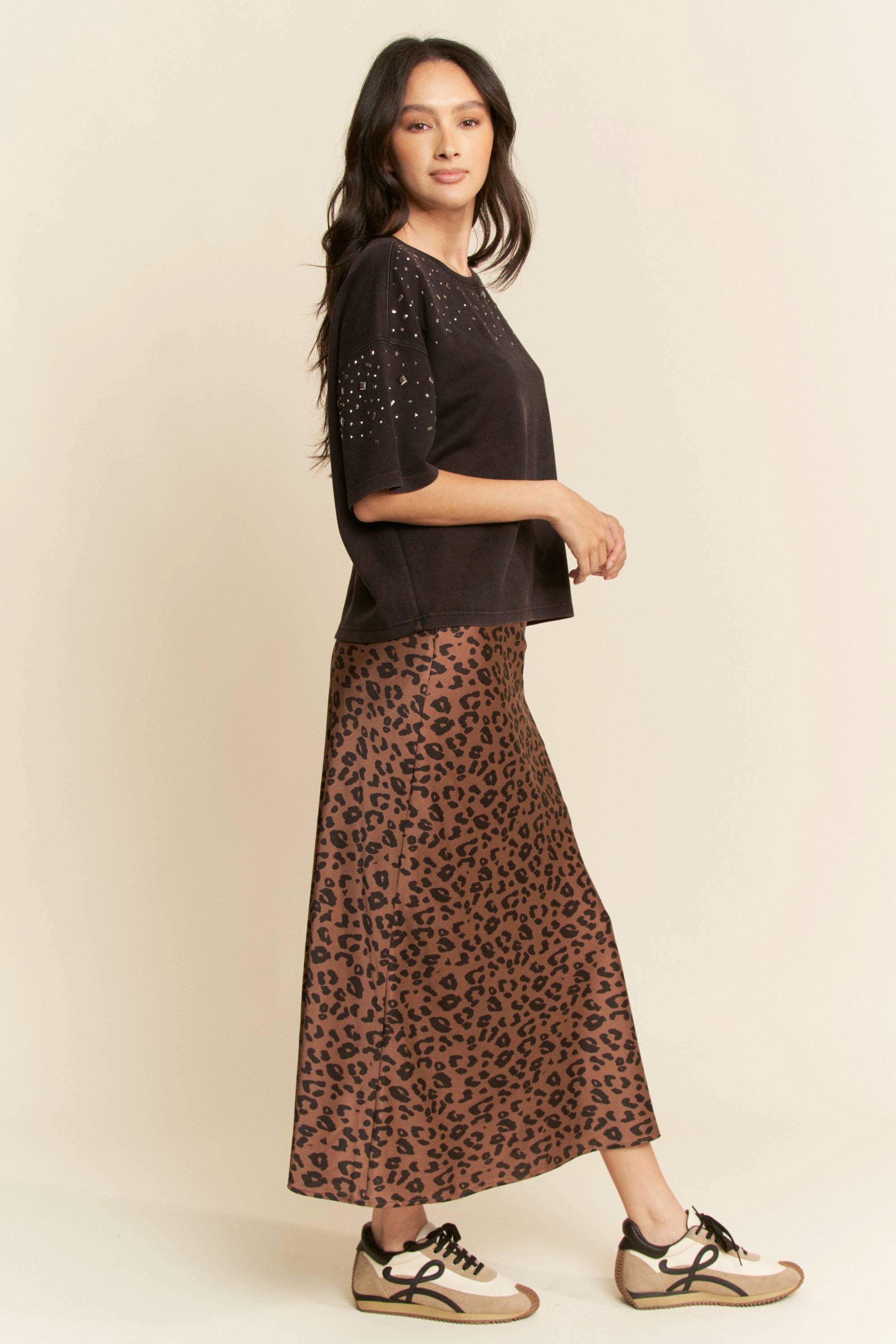 Davi & Dani – Großhandel Strickoberteil – Damen – HOTFIX BESATZ KURZARM LOOSE FIT OBERTEIL9