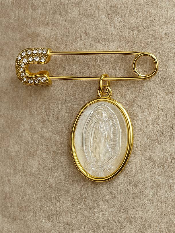 Guadalupe Pärlemor Brosch – Amulett av Renhet för wholesale av PHOEBE´S