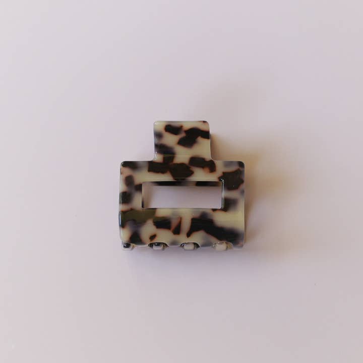 Talis Collection - Wholesale Hair Clip - Women's - Roxanne Square Marble Claw Hair Clip2