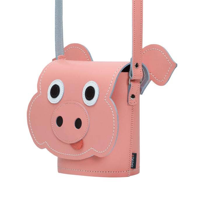 Zatchels - Vendita all'ingrosso Borsa a tracolla - Donna - Polly Pig Borsa in pelle fatta a mano1