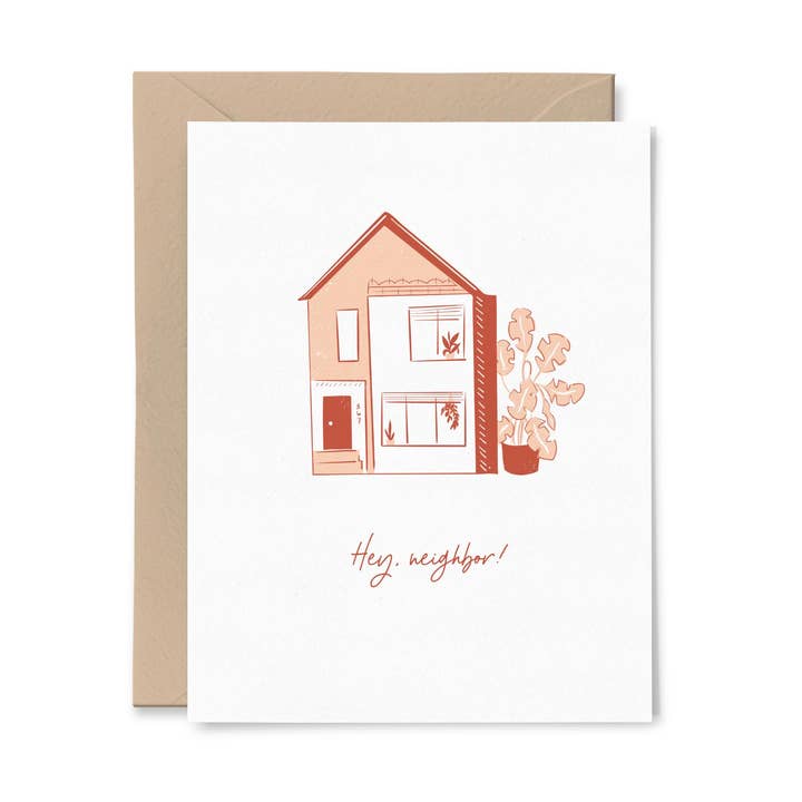 Carte d'amitié Hey Neighbor pour la vente par Overflow & Co.