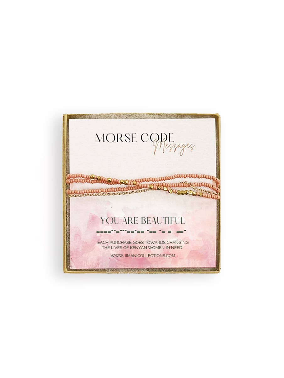 Jimani Collections - Wholesale Beaded Bracelet - Zuri Message Bracelet1