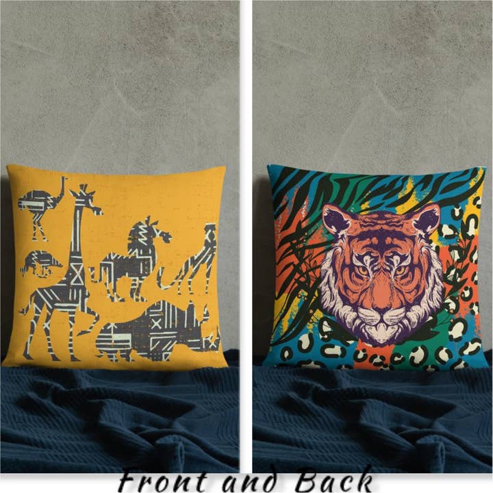 Africa Wild Life Safari Cushion for wholesale by Cushion Covers Store