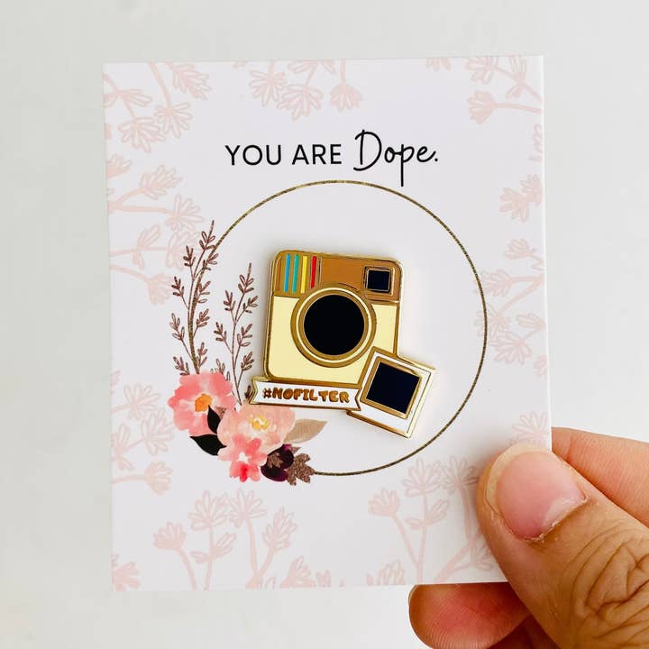 Tiny Gift Society - Wholesale Lapel Pin/Button - Instagram Enamel Pin | Lapel Pin Brooch Novelty Gifts0