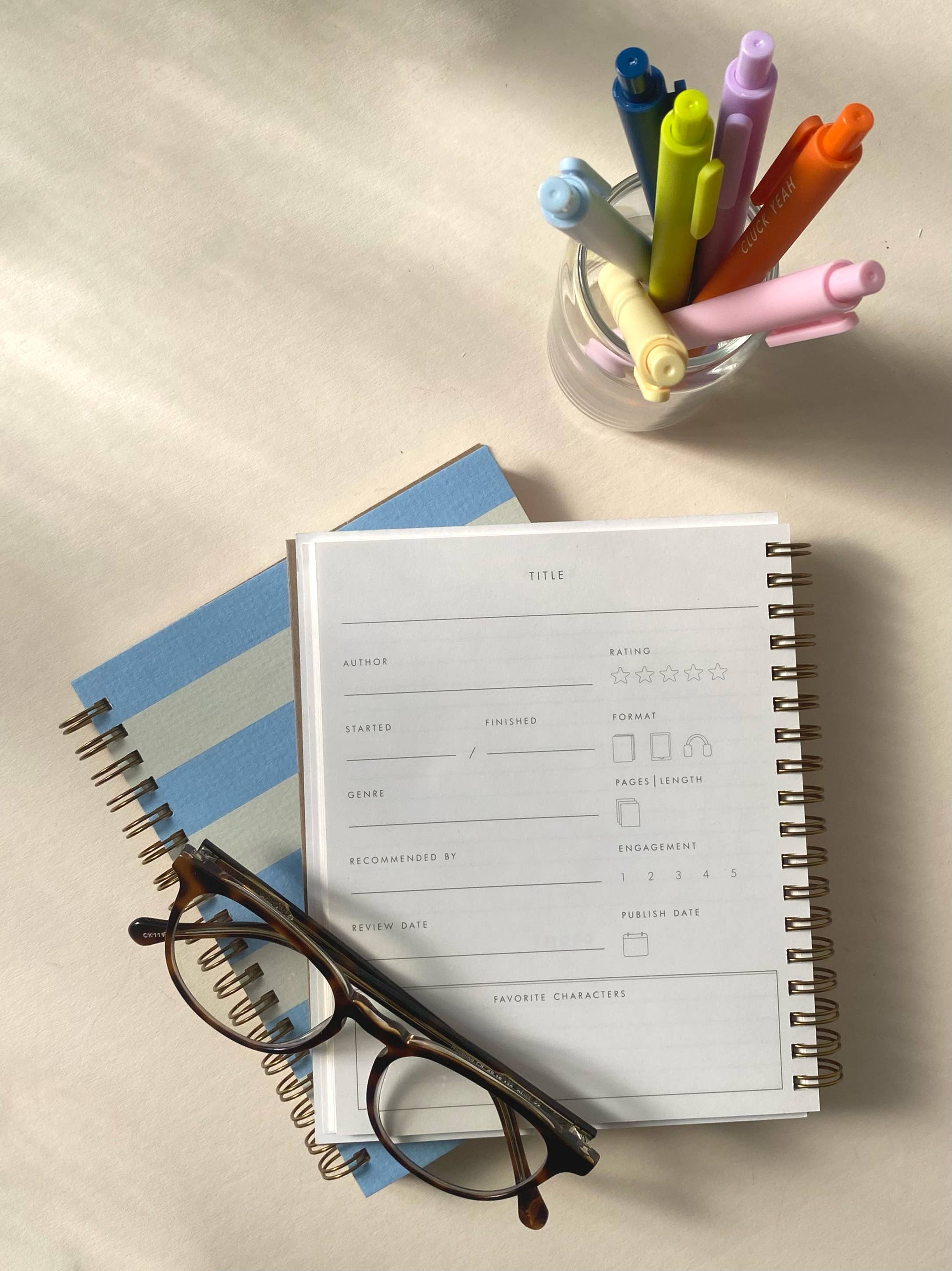 Ruff House Print Shop - Wholesale Journal/Diary - Striped Book Log Journal3