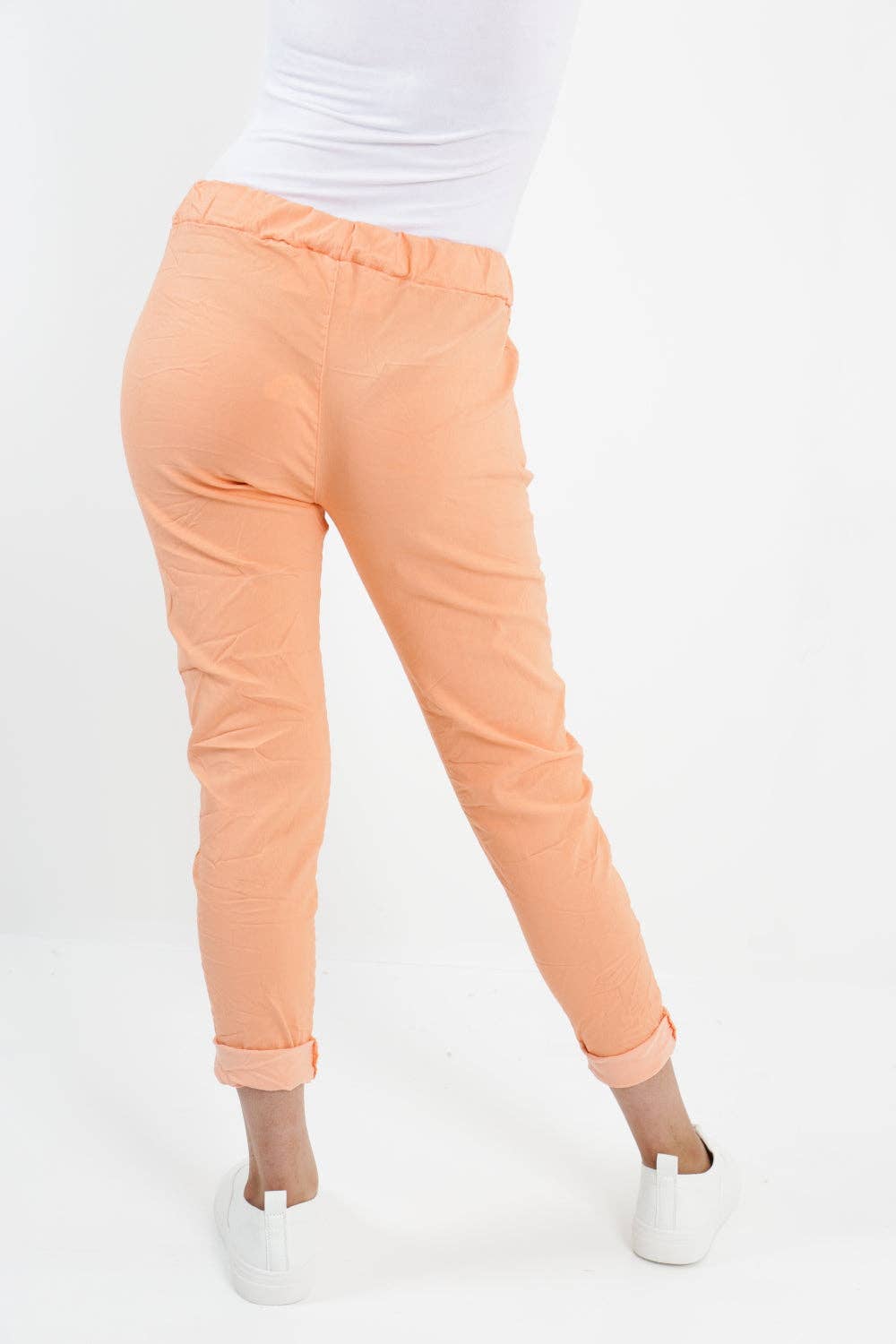 Miss Bold – Großhandel Hose – Damen – Einfarbige Zauberhose für Damen, italienisch, mehrfarbig58