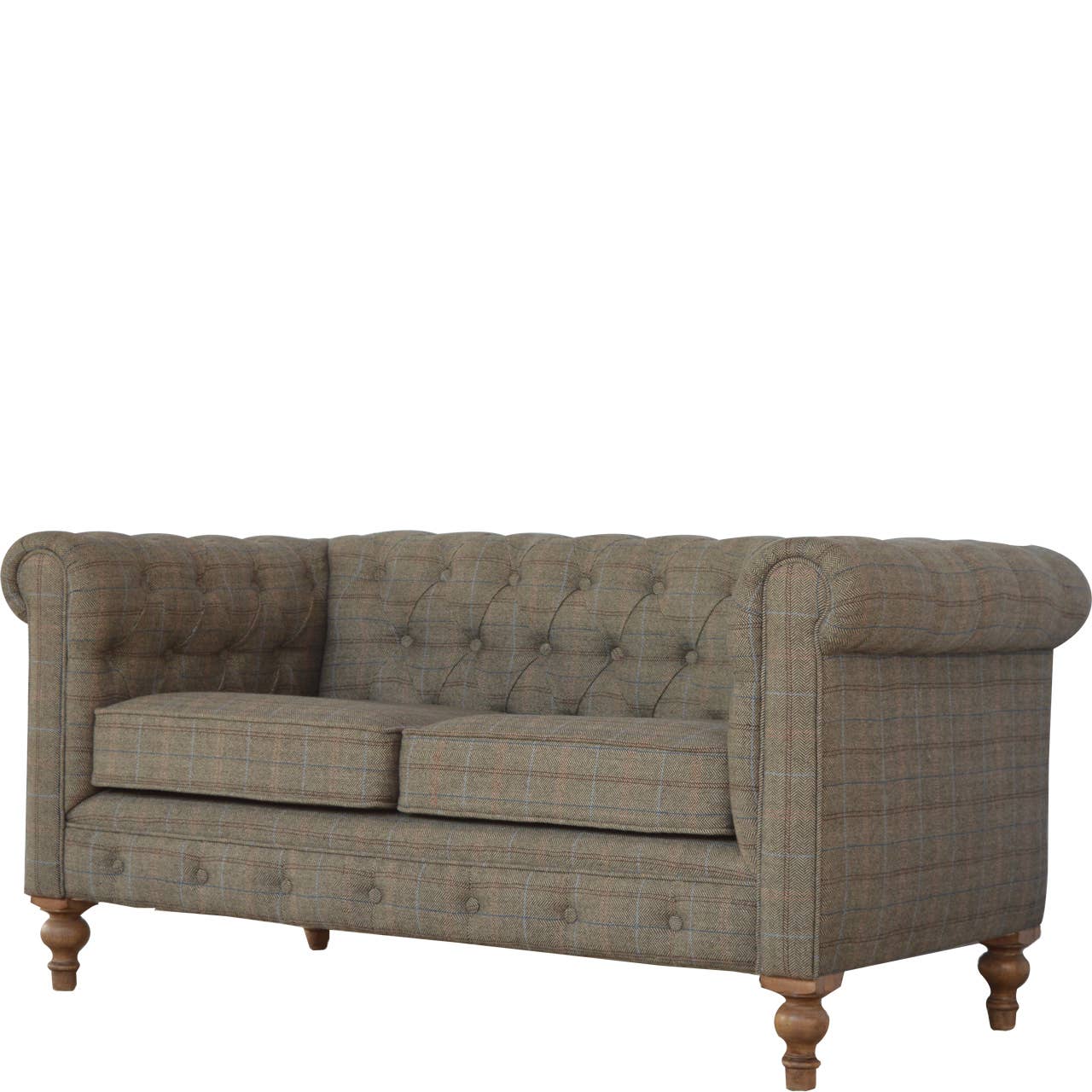 Artisan Furniture – wholesale Sofa – Multi Tweed 2 Seater Chesterfield Sofa2