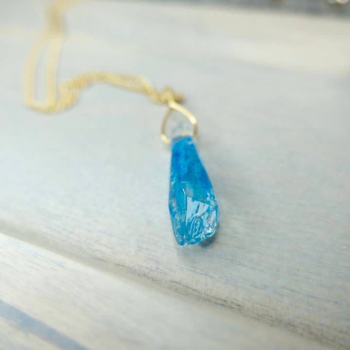 Anakin Skywalker lilla hänge Kyber Crystal halsband Star Wars gåva för wholesale av BlueButterflyBazaar