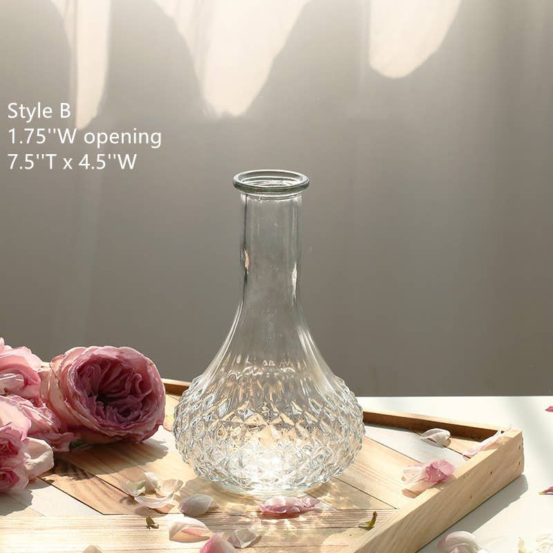 Sweet Home Deco – Vaso por atacado – Vaso de vidro de flor de primavera rústico, vaso tamanho jumbo, vaso de mesa1