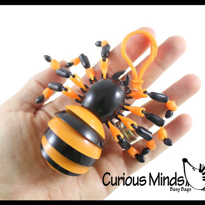 Curious Minds Toys - Wholesale Fidgetspeelgoed - Kinderen - 1 Wiggle Spider Fidget - Wiggle Articulated Jointed Moving H4