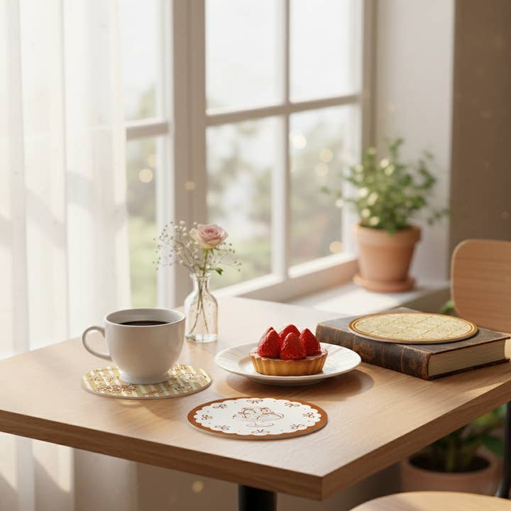 Otterware - Wholesale Coasters - French-Inspired Decorative Coasters (12 Styles)14