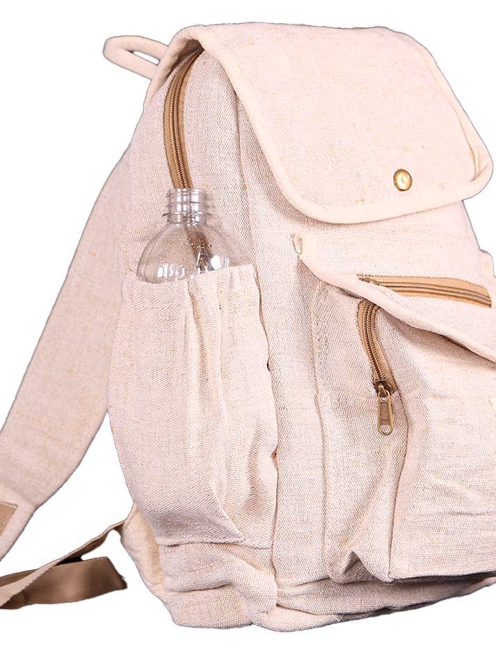 Mochila hippie Hemp Natural para venta al por mayor de Sunshine Joy