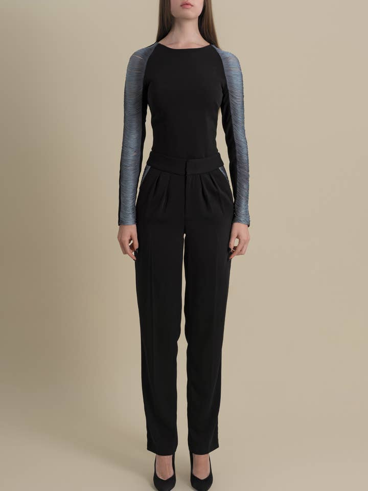 Medusa Top in Blue Smoke for wholesale on Faire2