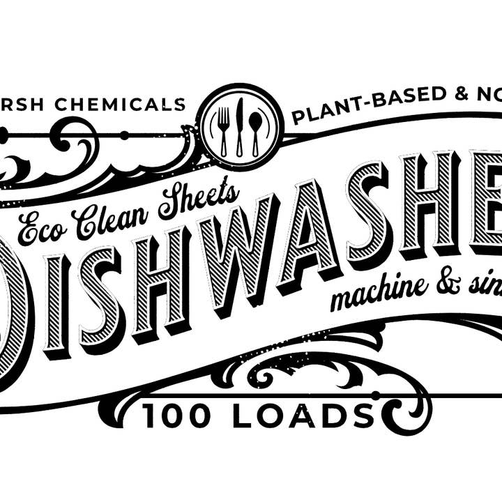 Symbiotic Products LLC - Wholesale Dishwasher Soap - Dishwasher Sheets | Retail or Bulk Display | 100 Loads20