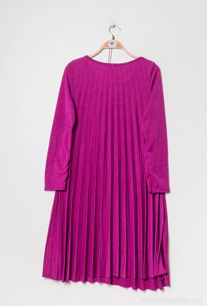 P&R STAR - Wholesale Dress - Women's - Pleated knit dress9