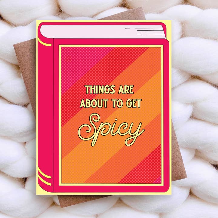 Livro Picante Cartão de Amor Divertido, Aniversário de Cultura Pop Booktok por atacado de Top Hat and Monocle