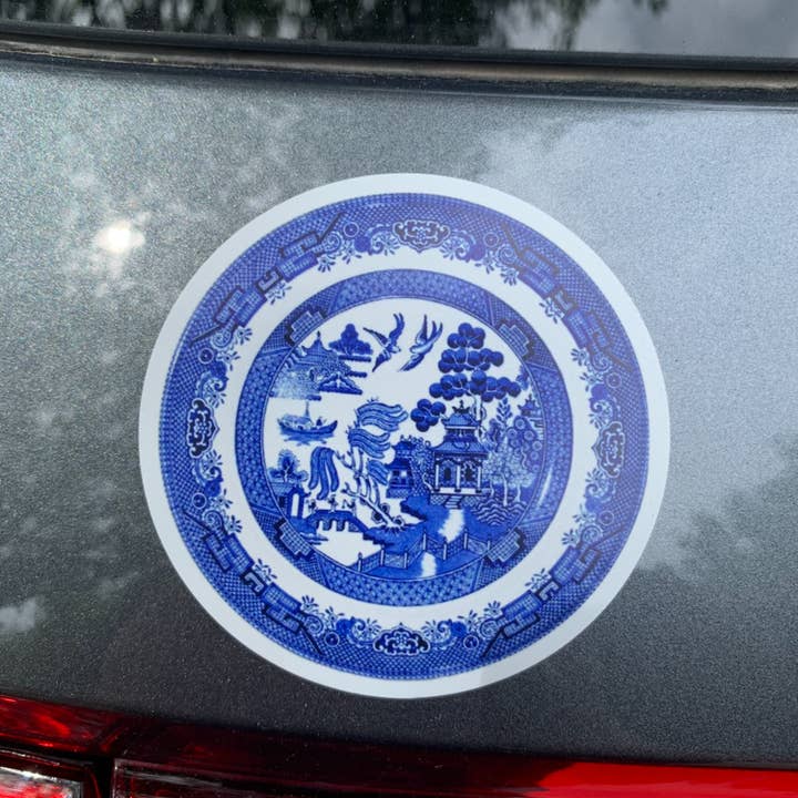 Blue Willow Magnet for wholesale by Stylin Brunette & Troop Mahjong