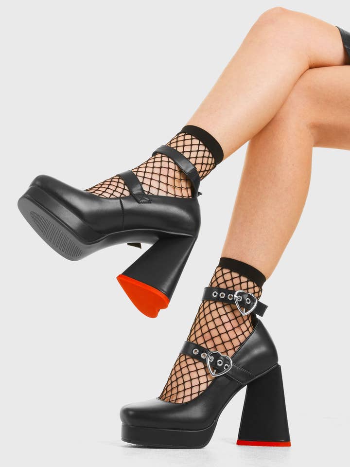 LAMODA - Wholesale Platform Heels - Women's - Broken Hearts Platform Heels0