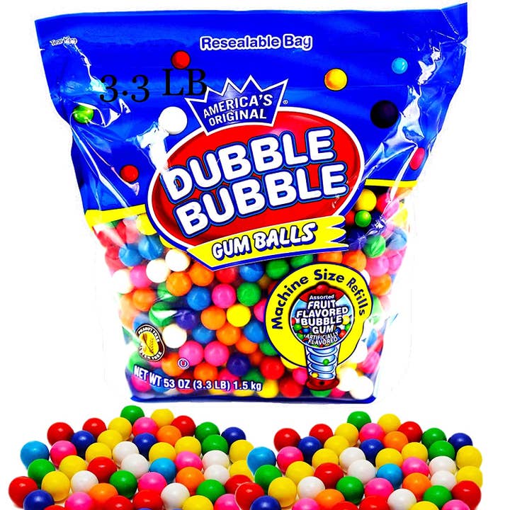 Gumballs for Gumball Machine Refills-53 Ounce Dubble Bubble for wholesale by playO