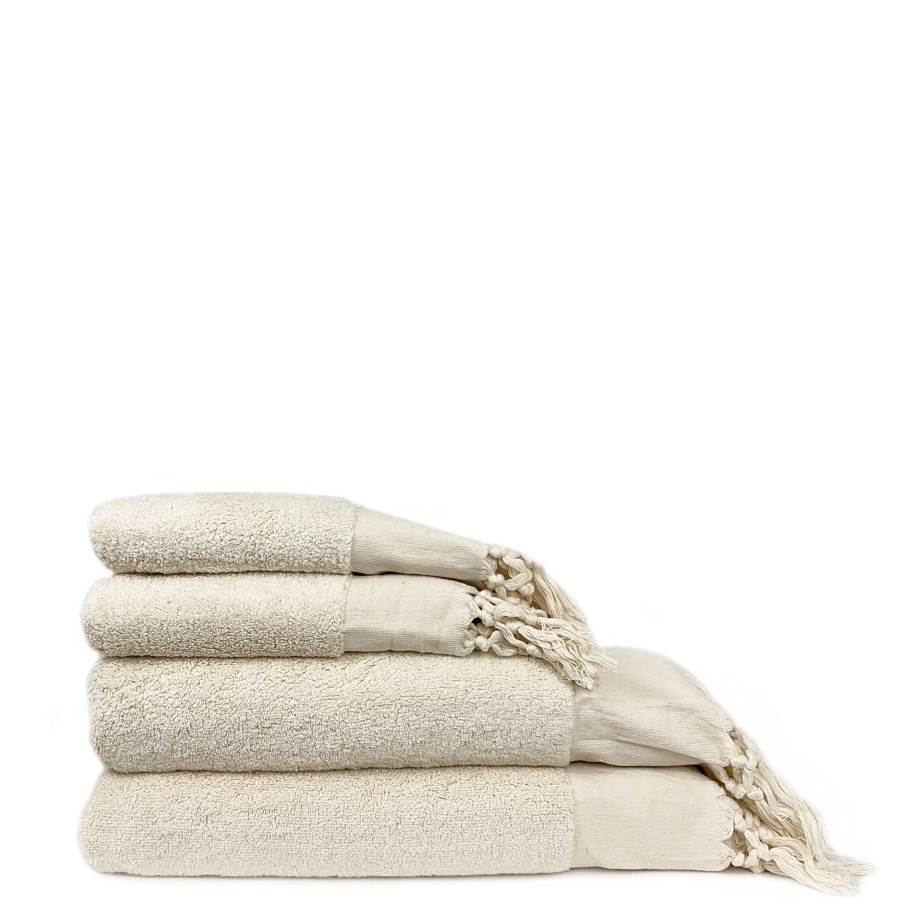 Feather & Stitch NY Waffle 6 Piece Ringspun Cotton Towel Set