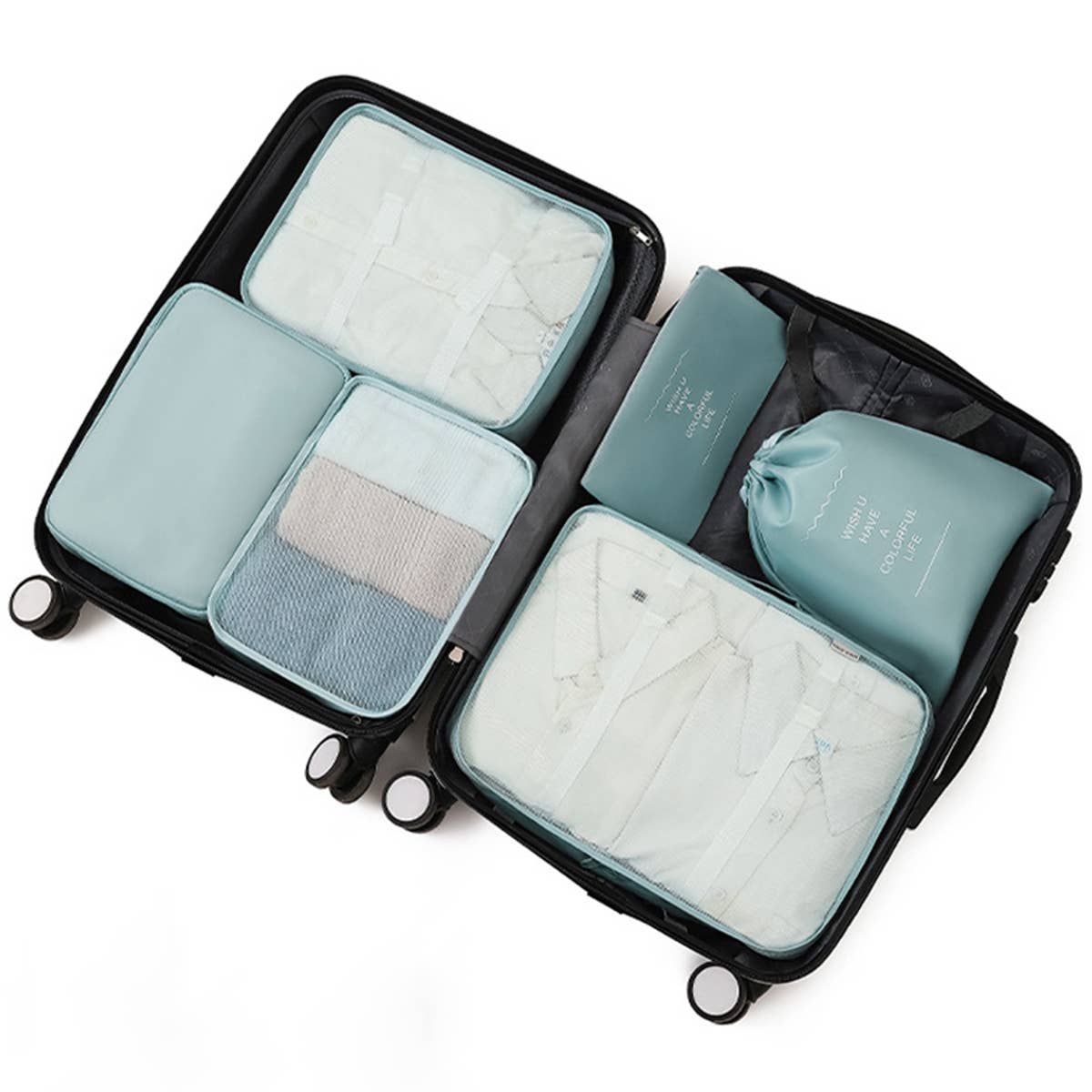 ACCITY - Wholesale Packing Cube - 6/7-Piece Waterproof Travel Packing Cube Set_CWAB05421